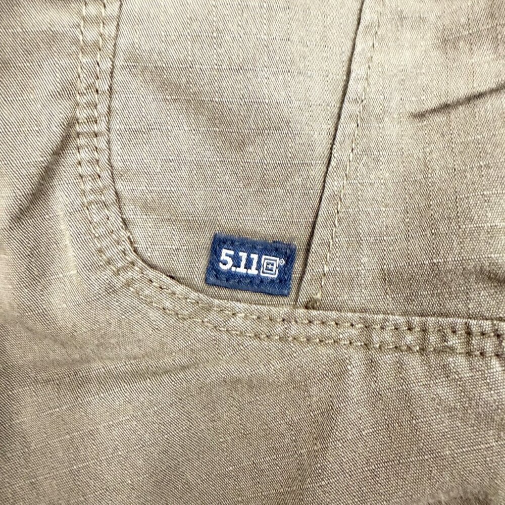 5.11 Tactical Ripstop Pants - US 40/30 - Green - Picture 7 of 7